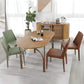 Modern Style Solid Wood Dining Table Brown Oval Table with 4 Legs for Dinning Room Clearhalo ' dining_table' 'Dining Tables & Seating' 'Dining Tables' 'furn' 'furn_dining_table' 'Furniture' 'furniture_dining_table' 'Kitchen & Dining Furniture' 'kitchen&dining_furn' 'kitchen' 'kitchen_dining_table' 3704795