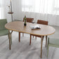 Modern Style Solid Wood Dining Table Brown Oval Table with 4 Legs for Dinning Room Clearhalo ' dining_table' 'Dining Tables & Seating' 'Dining Tables' 'furn' 'furn_dining_table' 'Furniture' 'furniture_dining_table' 'Kitchen & Dining Furniture' 'kitchen&dining_furn' 'kitchen' 'kitchen_dining_table' 3704797