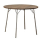Contemporary Round Dining Table Solid Wood Table with 4 Metal Legs for Home Kitchen Dinner Walnut Without Chairs Clearhalo ' dining_table' 'Dining Tables & Seating' 'Dining Tables' 'furn' 'furn_dining_table' 'Furniture' 'furniture_dining_table' 'Kitchen & Dining Furniture' 'kitchen&dining_furn' 'kitchen' 'kitchen_dining_table' 3704801