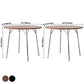 Contemporary Round Dining Table Solid Wood Table with 4 Metal Legs for Home Kitchen Dinner Clearhalo ' dining_table' 'Dining Tables & Seating' 'Dining Tables' 'furn' 'furn_dining_table' 'Furniture' 'furniture_dining_table' 'Kitchen & Dining Furniture' 'kitchen&dining_furn' 'kitchen' 'kitchen_dining_table' 3704808