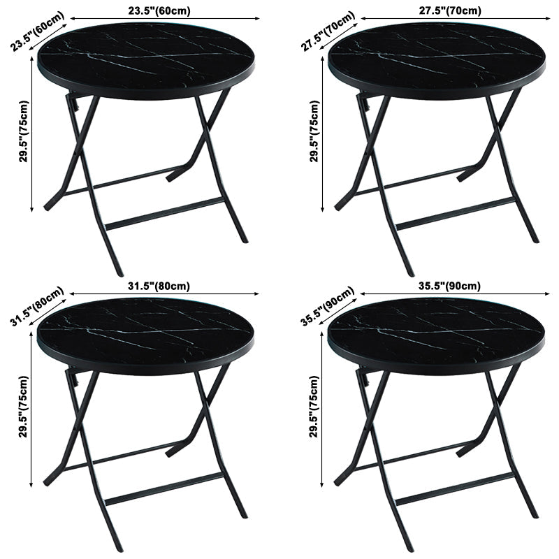 Modern Style Glass Kitchen Dining Table Black Table with Black Frame for Home Clearhalo ' dining_table' 'Dining Tables & Seating' 'Dining Tables' 'furn' 'furn_dining_table' 'Furniture' 'furniture_dining_table' 'Kitchen & Dining Furniture' 'kitchen&dining_furn' 'kitchen' 'kitchen_dining_table' 3704823
