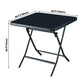 Modern Style Glass Kitchen Dining Table Black Table with Black Frame for Home Clearhalo ' dining_table' 'Dining Tables & Seating' 'Dining Tables' 'furn' 'furn_dining_table' 'Furniture' 'furniture_dining_table' 'Kitchen & Dining Furniture' 'kitchen&dining_furn' 'kitchen' 'kitchen_dining_table' 3704825