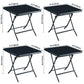 Modern Style Glass Kitchen Dining Table Black Table with Black Frame for Home Clearhalo ' dining_table' 'Dining Tables & Seating' 'Dining Tables' 'furn' 'furn_dining_table' 'Furniture' 'furniture_dining_table' 'Kitchen & Dining Furniture' 'kitchen&dining_furn' 'kitchen' 'kitchen_dining_table' 3704826