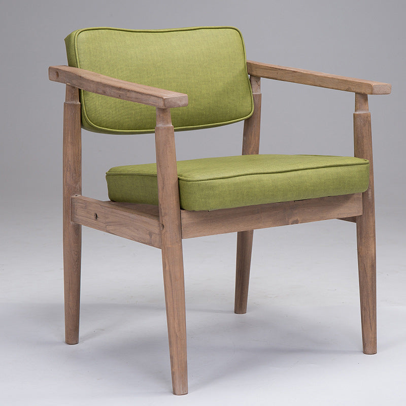 Traditional Style Rubber Wood Chairs Open Back Side Kitchen Dining Chair Green 1 Piece Clearhalo ' kitchen&dining_furn' 'Dining Chairs' 'Dining Tables & Seating' 'dining_chair' 'furn' 'furn_dining_chair' 'Furniture' 'furniture_dining_chair' 'Kitchen & Dining Furniture' 'kitchen' 3704898