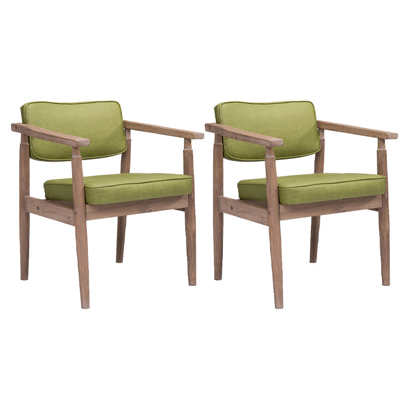 Traditional Style Rubber Wood Chairs Open Back Side Kitchen Dining Chair Green 2 Piece Set Clearhalo ' kitchen&dining_furn' 'Dining Chairs' 'Dining Tables & Seating' 'dining_chair' 'furn' 'furn_dining_chair' 'Furniture' 'furniture_dining_chair' 'Kitchen & Dining Furniture' 'kitchen' 3704900
