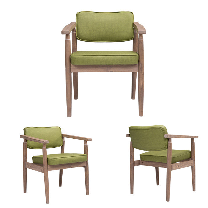 Traditional Style Rubber Wood Chairs Open Back Side Kitchen Dining Chair Clearhalo ' kitchen&dining_furn' 'Dining Chairs' 'Dining Tables & Seating' 'dining_chair' 'furn' 'furn_dining_chair' 'Furniture' 'furniture_dining_chair' 'Kitchen & Dining Furniture' 'kitchen' 3704903