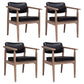 Traditional Style Rubber Wood Chairs Open Back Side Kitchen Dining Chair Black 4 Piece Set Clearhalo ' kitchen&dining_furn' 'Dining Chairs' 'Dining Tables & Seating' 'dining_chair' 'furn' 'furn_dining_chair' 'Furniture' 'furniture_dining_chair' 'Kitchen & Dining Furniture' 'kitchen' 3704907