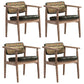 Traditional Style Rubber Wood Chairs Open Back Side Kitchen Dining Chair Blackish Green 4 Piece Set Clearhalo ' kitchen&dining_furn' 'Dining Chairs' 'Dining Tables & Seating' 'dining_chair' 'furn' 'furn_dining_chair' 'Furniture' 'furniture_dining_chair' 'Kitchen & Dining Furniture' 'kitchen' 3704912