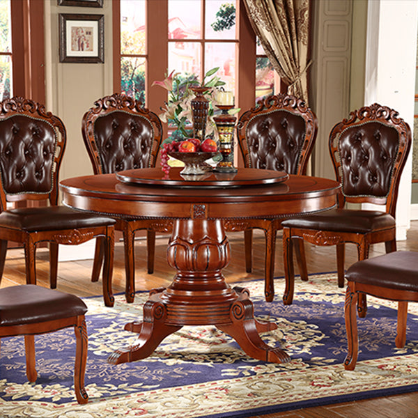 Leather Open Back Dining Side Chair Kitchen Dining Chair with Solid Wood Legs Clearhalo ' kitchen&dining_furn' 'Dining Chairs' 'Dining Tables & Seating' 'dining_chair' 'furn' 'furn_dining_chair' 'Furniture' 'furniture_dining_chair' 'Kitchen & Dining Furniture' 'kitchen' 3705051