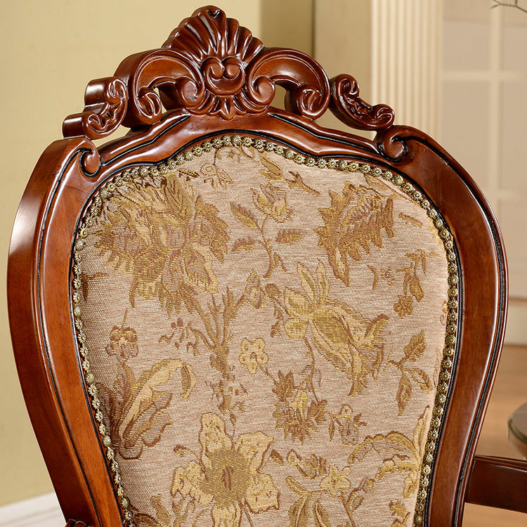 Wood Victorian Style Dining Chair Open Back Dining Side Chair for Home Clearhalo ' kitchen&dining_furn' 'Dining Chairs' 'Dining Tables & Seating' 'dining_chair' 'furn' 'furn_dining_chair' 'Furniture' 'furniture_dining_chair' 'Kitchen & Dining Furniture' 'kitchen' 3705098