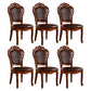 Wood Victorian Style Dining Chair Open Back Dining Side Chair for Home Red Brown 6 Piece Set Clearhalo ' kitchen&dining_furn' 'Dining Chairs' 'Dining Tables & Seating' 'dining_chair' 'furn' 'furn_dining_chair' 'Furniture' 'furniture_dining_chair' 'Kitchen & Dining Furniture' 'kitchen' 3705107