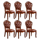 Wood Victorian Style Dining Chair Open Back Dining Side Chair for Home Tan 6 Piece Set Clearhalo ' kitchen&dining_furn' 'Dining Chairs' 'Dining Tables & Seating' 'dining_chair' 'furn' 'furn_dining_chair' 'Furniture' 'furniture_dining_chair' 'Kitchen & Dining Furniture' 'kitchen' 3705113