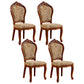 Wood Victorian Style Dining Chair Open Back Dining Side Chair for Home Brown 4 Piece Set Clearhalo ' kitchen&dining_furn' 'Dining Chairs' 'Dining Tables & Seating' 'dining_chair' 'furn' 'furn_dining_chair' 'Furniture' 'furniture_dining_chair' 'Kitchen & Dining Furniture' 'kitchen' 3705115