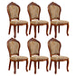 Wood Victorian Style Dining Chair Open Back Dining Side Chair for Home Brown 6 Piece Set Clearhalo ' kitchen&dining_furn' 'Dining Chairs' 'Dining Tables & Seating' 'dining_chair' 'furn' 'furn_dining_chair' 'Furniture' 'furniture_dining_chair' 'Kitchen & Dining Furniture' 'kitchen' 3705116