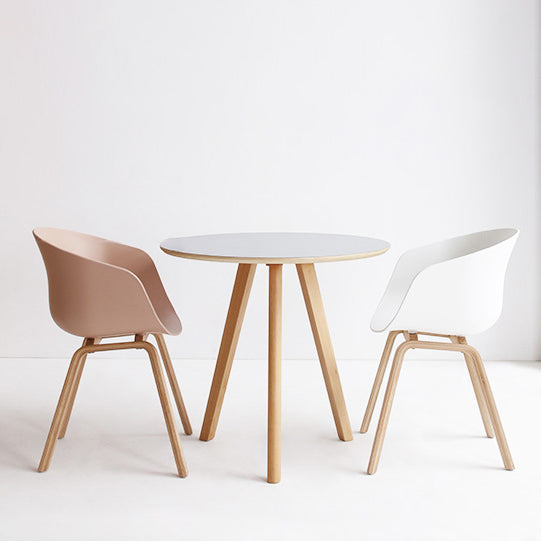 Contemporary Style Dining Room Chairs Solid Arm Chair with Wooden Legs Clearhalo ' kitchen&dining_furn' 'Dining Chairs' 'Dining Tables & Seating' 'dining_chair' 'Furniture' 'furniture_dining_chair' 'Kitchen & Dining Furniture' 'kitchen' 3705350