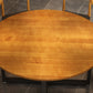 Contemporary Style Wood Dining Table Round Shape Table with Metallic Trestle Base Clearhalo ' dining_table' 'Dining Tables & Seating' 'Dining Tables' 'furn' 'furn_dining_table' 'Furniture' 'furniture_dining_table' 'Kitchen & Dining Furniture' 'kitchen&dining_furn' 'kitchen' 'kitchen_dining_table' 3723332
