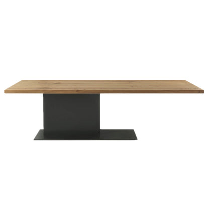 Metal Contemporary Free Form Dining Table Solid Wood Top Table for Dining Room Without Chairs Clearhalo ' dining_table' 'Dining Tables & Seating' 'Dining Tables' 'furn' 'furn_dining_table' 'Furniture' 'furniture_dining_table' 'Kitchen & Dining Furniture' 'kitchen&dining_furn' 'kitchen' 'kitchen_dining_table' 3723338