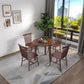 Contemporary Solid Wood Dining Table Round Shape Table with 3 Legs Base Clearhalo ' dining_table' 'Dining Tables & Seating' 'Dining Tables' 'furn' 'furn_dining_table' 'Furniture' 'furniture_dining_table' 'Kitchen & Dining Furniture' 'kitchen&dining_furn' 'kitchen' 'kitchen_dining_table' 3723356