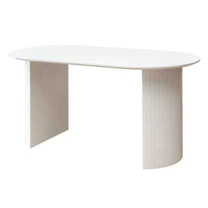 Solid Wood Contemporary Oval Dining Table White Wood Top Table for Dining Room Without Chairs Clearhalo ' dining_table' 'Dining Tables & Seating' 'Dining Tables' 'furn' 'furn_dining_table' 'Furniture' 'furniture_dining_table' 'Kitchen & Dining Furniture' 'kitchen&dining_furn' 'kitchen' 'kitchen_dining_table' 3723371