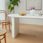 Solid Wood Contemporary Oval Dining Table White Wood Top Table for Dining Room Clearhalo ' dining_table' 'Dining Tables & Seating' 'Dining Tables' 'furn' 'furn_dining_table' 'Furniture' 'furniture_dining_table' 'Kitchen & Dining Furniture' 'kitchen&dining_furn' 'kitchen' 'kitchen_dining_table' 3723373