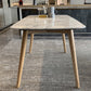 Contemporary Rectangle Dining Table White Sintered Stone Dining Table with 4 Legs Clearhalo ' dining_table' 'Dining Tables & Seating' 'Dining Tables' 'furn' 'furn_dining_table' 'Furniture' 'furniture_dining_table' 'Kitchen & Dining Furniture' 'kitchen&dining_furn' 'kitchen' 'kitchen_dining_table' 3723454