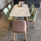 Contemporary Rectangle Dining Table White Sintered Stone Dining Table with 4 Legs Clearhalo ' dining_table' 'Dining Tables & Seating' 'Dining Tables' 'furn' 'furn_dining_table' 'Furniture' 'furniture_dining_table' 'Kitchen & Dining Furniture' 'kitchen&dining_furn' 'kitchen' 'kitchen_dining_table' 3723457