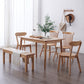 Rectangle Balata Wood Table Modern Dining Table with 4 Legs for Restaurant Clearhalo ' dining_table' 'Dining Tables & Seating' 'Dining Tables' 'furn' 'furn_dining_table' 'Furniture' 'furniture_dining_table' 'Kitchen & Dining Furniture' 'kitchen&dining_furn' 'kitchen' 'kitchen_dining_table' 3723459