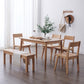 Rectangle Balata Wood Table Modern Dining Table with 4 Legs for Restaurant Clearhalo ' dining_table' 'Dining Tables & Seating' 'Dining Tables' 'furn' 'furn_dining_table' 'Furniture' 'furniture_dining_table' 'Kitchen & Dining Furniture' 'kitchen&dining_furn' 'kitchen' 'kitchen_dining_table' 3723461