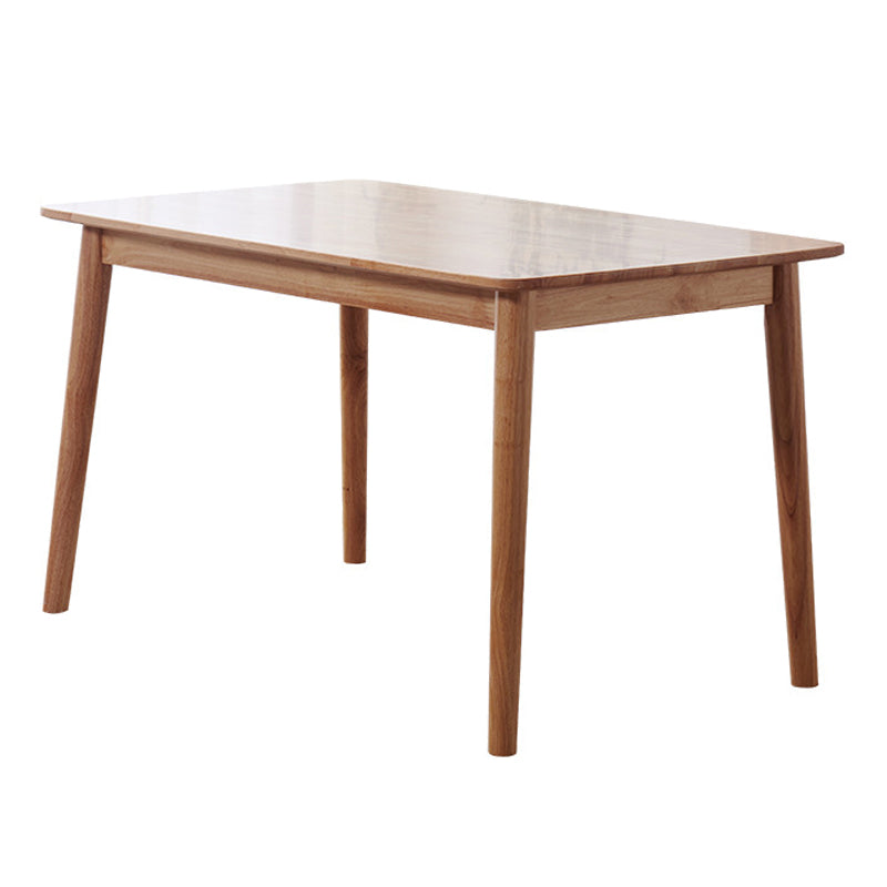 Rectangle Balata Wood Table Modern Dining Table with 4 Legs for Restaurant Without Chairs Clearhalo ' dining_table' 'Dining Tables & Seating' 'Dining Tables' 'furn' 'furn_dining_table' 'Furniture' 'furniture_dining_table' 'Kitchen & Dining Furniture' 'kitchen&dining_furn' 'kitchen' 'kitchen_dining_table' 3723462