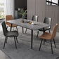 Industrial Style Sintered Stone Dining Table Rectangle Table with 4 Legs for Dinning Room Clearhalo ' dining_table' 'Dining Tables & Seating' 'Dining Tables' 'furn' 'furn_dining_table' 'Furniture' 'furniture_dining_table' 'Kitchen & Dining Furniture' 'kitchen&dining_furn' 'kitchen' 'kitchen_dining_table' 3723493