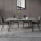 Industrial Style Sintered Stone Dining Table Rectangle Table with 4 Legs for Dinning Room Clearhalo ' dining_table' 'Dining Tables & Seating' 'Dining Tables' 'furn' 'furn_dining_table' 'Furniture' 'furniture_dining_table' 'Kitchen & Dining Furniture' 'kitchen&dining_furn' 'kitchen' 'kitchen_dining_table' 3723496