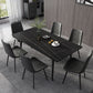 Industrial Style Sintered Stone Dining Table Rectangle Table with 4 Legs for Dinning Room Clearhalo ' dining_table' 'Dining Tables & Seating' 'Dining Tables' 'furn' 'furn_dining_table' 'Furniture' 'furniture_dining_table' 'Kitchen & Dining Furniture' 'kitchen&dining_furn' 'kitchen' 'kitchen_dining_table' 3723507