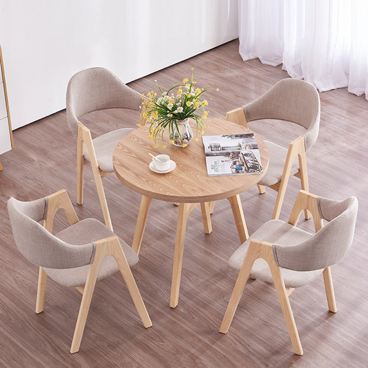 Solid Wood Dining Table Contemporary Style Dining Site Table with 4 Legs Clearhalo ' dining_table' 'Dining Tables & Seating' 'Dining Tables' 'furn' 'furn_dining_table' 'Furniture' 'furniture_dining_table' 'Kitchen & Dining Furniture' 'kitchen&dining_furn' 'kitchen' 'kitchen_dining_table' 3723511