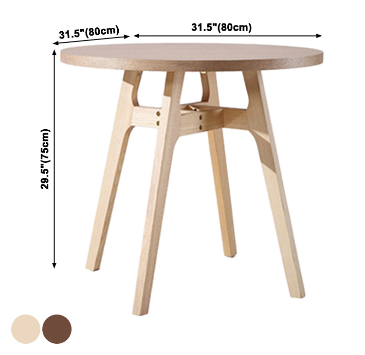 Solid Wood Dining Table Contemporary Style Dining Site Table with 4 Legs Clearhalo ' dining_table' 'Dining Tables & Seating' 'Dining Tables' 'furn' 'furn_dining_table' 'Furniture' 'furniture_dining_table' 'Kitchen & Dining Furniture' 'kitchen&dining_furn' 'kitchen' 'kitchen_dining_table' 3723520