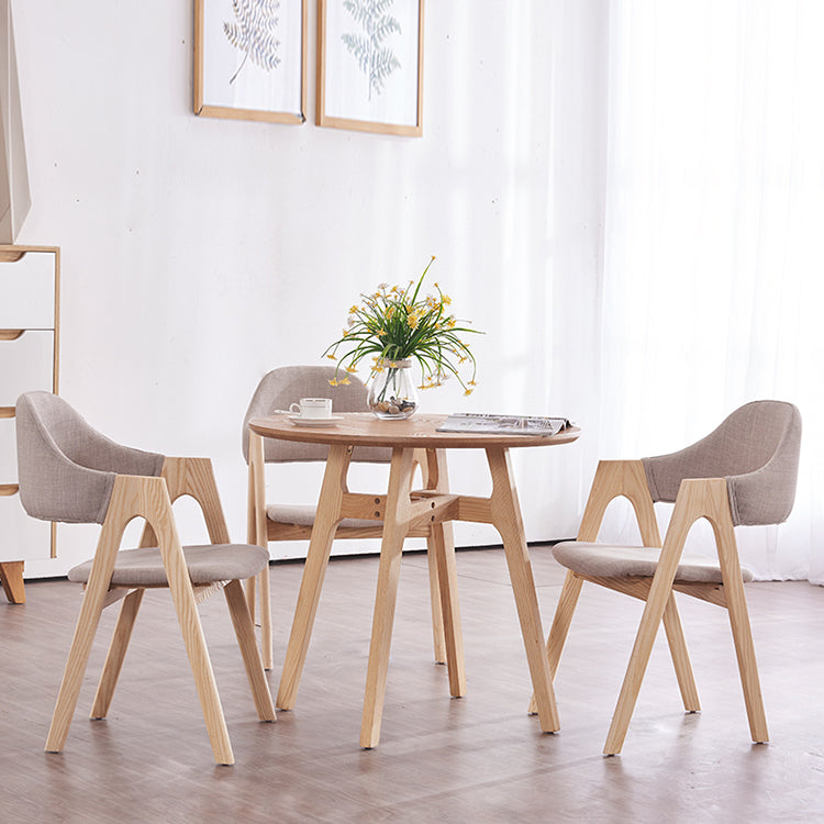 Solid Wood Dining Table Contemporary Style Dining Site Table with 4 Legs Clearhalo ' dining_table' 'Dining Tables & Seating' 'Dining Tables' 'furn' 'furn_dining_table' 'Furniture' 'furniture_dining_table' 'Kitchen & Dining Furniture' 'kitchen&dining_furn' 'kitchen' 'kitchen_dining_table' 3723522