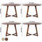 Solid Wood Double Pedestal Dinette Table Simplicity Dining Table Round for Home Clearhalo ' dining_table' 'Dining Tables & Seating' 'Dining Tables' 'furn' 'furn_dining_table' 'Furniture' 'furniture_dining_table' 'Kitchen & Dining Furniture' 'kitchen&dining_furn' 'kitchen' 'kitchen_dining_table' 3723568