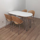 Modern White Sintered Stone Dining Table Oval Shape Standard Dining Table with 4 Legs Base Clearhalo ' dining_table' 'Dining Tables & Seating' 'Dining Tables' 'furn' 'furn_dining_table' 'Furniture' 'furniture_dining_table' 'Kitchen & Dining Furniture' 'kitchen&dining_furn' 'kitchen' 'kitchen_dining_table' 3723578