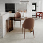 Glass Contemporary Free Form Dining Table Glass Table for Dining Room and Kitchen Clearhalo ' dining_table' 'Dining Tables & Seating' 'Dining Tables' 'furn' 'furn_dining_table' 'Furniture' 'furniture_dining_table' 'Kitchen & Dining Furniture' 'kitchen&dining_furn' 'kitchen' 'kitchen_dining_table' 3723583