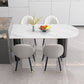 Metal Modern Free Form Dining Table Sintered Stone Table for Dining Room and Kitchen Clearhalo ' dining_table' 'Dining Tables & Seating' 'Dining Tables' 'furn' 'furn_dining_table' 'Furniture' 'furniture_dining_table' 'Kitchen & Dining Furniture' 'kitchen&dining_furn' 'kitchen' 'kitchen_dining_table' 3723616