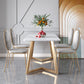 Minimalist Rectangle Shape White Dining Table Sintered Stone Standard Dining Table for Kitchen Clearhalo ' dining_table' 'Dining Tables & Seating' 'Dining Tables' 'furn' 'furn_dining_table' 'Furniture' 'furniture_dining_table' 'Kitchen & Dining Furniture' 'kitchen&dining_furn' 'kitchen' 'kitchen_dining_table' 3723640