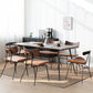Industrial Style Oak Solid Wood Dining Table Brown Rectangle Table with Metal Base for Home Use Clearhalo ' dining_table' 'Dining Tables & Seating' 'Dining Tables' 'furn' 'furn_dining_table' 'Furniture' 'furniture_dining_table' 'Kitchen & Dining Furniture' 'kitchen&dining_furn' 'kitchen' 'kitchen_dining_table' 3723653