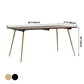 Industrial Style Oak Solid Wood Dining Table Brown Rectangle Table with Metal Base for Home Use Clearhalo ' dining_table' 'Dining Tables & Seating' 'Dining Tables' 'furn' 'furn_dining_table' 'Furniture' 'furniture_dining_table' 'Kitchen & Dining Furniture' 'kitchen&dining_furn' 'kitchen' 'kitchen_dining_table' 3723661