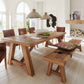 Modern Pine Solid Wood Table Rectangle Dining Table in Nature with Double Pedestal Clearhalo ' dining_table' 'Dining Tables & Seating' 'Dining Tables' 'furn' 'furn_dining_table' 'Furniture' 'furniture_dining_table' 'Kitchen & Dining Furniture' 'kitchen&dining_furn' 'kitchen' 'kitchen_dining_table' 3723667
