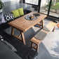 Modern Pine Solid Wood Table Rectangle Dining Table in Nature with Double Pedestal Clearhalo ' dining_table' 'Dining Tables & Seating' 'Dining Tables' 'furn' 'furn_dining_table' 'Furniture' 'furniture_dining_table' 'Kitchen & Dining Furniture' 'kitchen&dining_furn' 'kitchen' 'kitchen_dining_table' 3723668