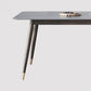 Modern Sintered Stone Top Kitchen Dining Table Rectangle Gray Dining Table with 4 Legs Base Clearhalo ' dining_table' 'Dining Tables & Seating' 'Dining Tables' 'furn' 'furn_dining_table' 'Furniture' 'furniture_dining_table' 'Kitchen & Dining Furniture' 'kitchen&dining_furn' 'kitchen' 'kitchen_dining_table' 3723681