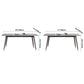 Modern Sintered Stone Top Kitchen Dining Table Rectangle Gray Dining Table with 4 Legs Base Clearhalo ' dining_table' 'Dining Tables & Seating' 'Dining Tables' 'furn' 'furn_dining_table' 'Furniture' 'furniture_dining_table' 'Kitchen & Dining Furniture' 'kitchen&dining_furn' 'kitchen' 'kitchen_dining_table' 3723683