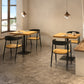 Industrial Solid Wood Dining Table Brown Square Table with Metal Base for Dinning Room Clearhalo ' dining_table' 'Dining Tables & Seating' 'Dining Tables' 'furn' 'furn_dining_table' 'Furniture' 'furniture_dining_table' 'Kitchen & Dining Furniture' 'kitchen&dining_furn' 'kitchen' 'kitchen_dining_table' 3723691