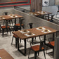 Industrial Dining Room Table Pine Solid Wood Table with Double Pedestal Clearhalo ' dining_table' 'Dining Tables & Seating' 'Dining Tables' 'furn' 'furn_dining_table' 'Furniture' 'furniture_dining_table' 'Kitchen & Dining Furniture' 'kitchen&dining_furn' 'kitchen' 'kitchen_dining_table' 3723701