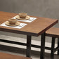 Industrial Dining Room Table Pine Solid Wood Table with Double Pedestal Clearhalo ' dining_table' 'Dining Tables & Seating' 'Dining Tables' 'furn' 'furn_dining_table' 'Furniture' 'furniture_dining_table' 'Kitchen & Dining Furniture' 'kitchen&dining_furn' 'kitchen' 'kitchen_dining_table' 3723703