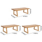 Rectangle Pine Solid Wood Table Modern Dining Table in Nature with Double Pedestal Clearhalo ' dining_table' 'Dining Tables & Seating' 'Dining Tables' 'furn' 'furn_dining_table' 'Furniture' 'furniture_dining_table' 'Kitchen & Dining Furniture' 'kitchen&dining_furn' 'kitchen' 'kitchen_dining_table' 3723731